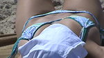 Amateur beach wife blowing in public_11343170