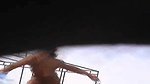 At the beach my stepmother shaves her pussy to put on a bikini and shows off_16c411c6