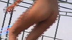 At the beach my stepmother shaves her pussy to put on a bikini and shows off_16c411c6