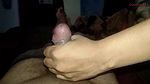 Young girlfriend musterbate my cock with her beauty hands and i am pressing her tight boobs and rubbing.