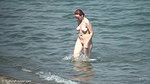 beautiful bitch groped by his husband and strangers at beach_8a1f5b27