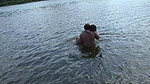 Best friend jerked of a guy on public beach HUGE cum_d3354a31