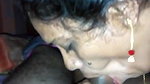 Bhabhi blowjob with hanging boobs,nipples visible