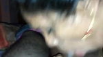 Bhabhi blowjob with hanging boobs,nipples visible