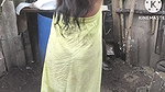 Anita yadav bathing outside of new look.