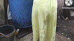 Anita yadav bathing outside with dance. T