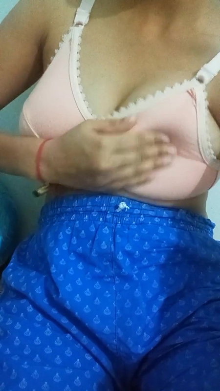 Beautiful girl fondling her boobs and getting fucked by a huge cock. She is horny to take a huge cock and wants an anal.