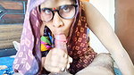 The sister-in-law of the Desi village takes semen in her mouth with a big desi cock.