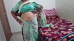 New saree sex with my wife and me enjoy