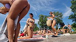 On the beach stepmother asks me to lick her pussy and we end up in mutual masturbation_1cea15b4