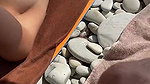 Wife walking and flashing big ass to voyeurs on public beach trail_b71c3cd3