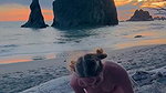 From beach photo shoot to riding hard cock_4992894f