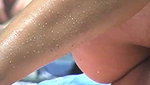 Boobs and Pierced Nipples playing on the Beach in PornHub OutFit_7183aab3