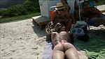 Sexy TATTOO girl with dreadlocks TEASING you in bikini at the beach – Film by Lily Lu – Outdoor SFW_63bcfe07