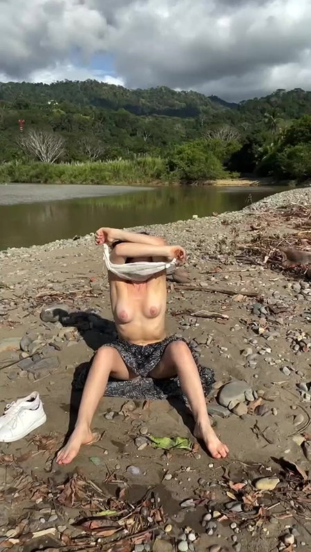 Hot blonde slut in the bikini suit Tara moans while she takes hard dick on her tight pussy during the picnic on the beach_b9c4e99a