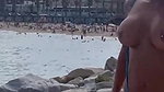 TWO LESBIAN GIRLS PLAYING ON THE BEACH THEY WERE CATCHED BY A TOURIST AND HAD THEIR ASS FUCKED_2f42fcd0