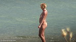 Beauty Brunette lass Topless Beach Voyeur_1e8c0e67