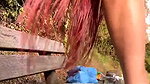 TefyLove20 (22) wow huge doggy squirting by hard dildo fucking