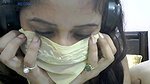Yourradhika (5) show face and nipples licking