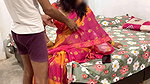Beautiful Newly Married Indian Bhabhi Big Boobs Hot Sex in Colour Full Dress