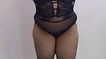 Indian Bbw Chubby Cam Show In Fishnet Lingerie.