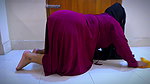 Big Ass Curvy Egyptian Hot Maid Stuck Under Chair Then I See Her Naked Ass & Start Masturbation