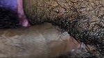 Indian Bhabhi hairy wet pussy cream coming out while slowly fucking.