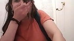 JuliagrosROBERTS 8 show boobs and pussy in public toilet