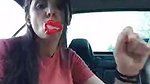 JuliagrosROBERTS 5 show boobs and ass in car