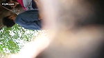 Couple fucking in park outdoor