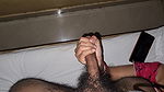 x Jerking a Black dick cumshot by handjob Mustarbating.