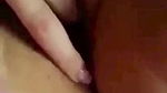 Masturbating fingering pussy.