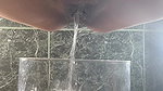 pee desperation in washroom.