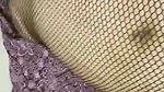 Wildenglishbbw laying in bed in fishnet body suite.