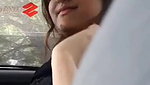 Extremely Cute Paki Girl in Car Hindi Talking