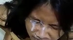 Cute Girl Taking Cum on Face