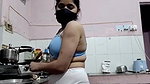 Dreambabee 3 boobs show in kitchen