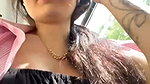 Wet__Bunny 5 boobs and pussy show in public bus