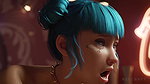 Blue Moon Rescraft Cyberpunk 2077 Animated Hentai 3 D CGI Video