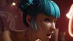 Blue Moon Rescraft Cyberpunk 2077 Animated Hentai 3 D CGI Video