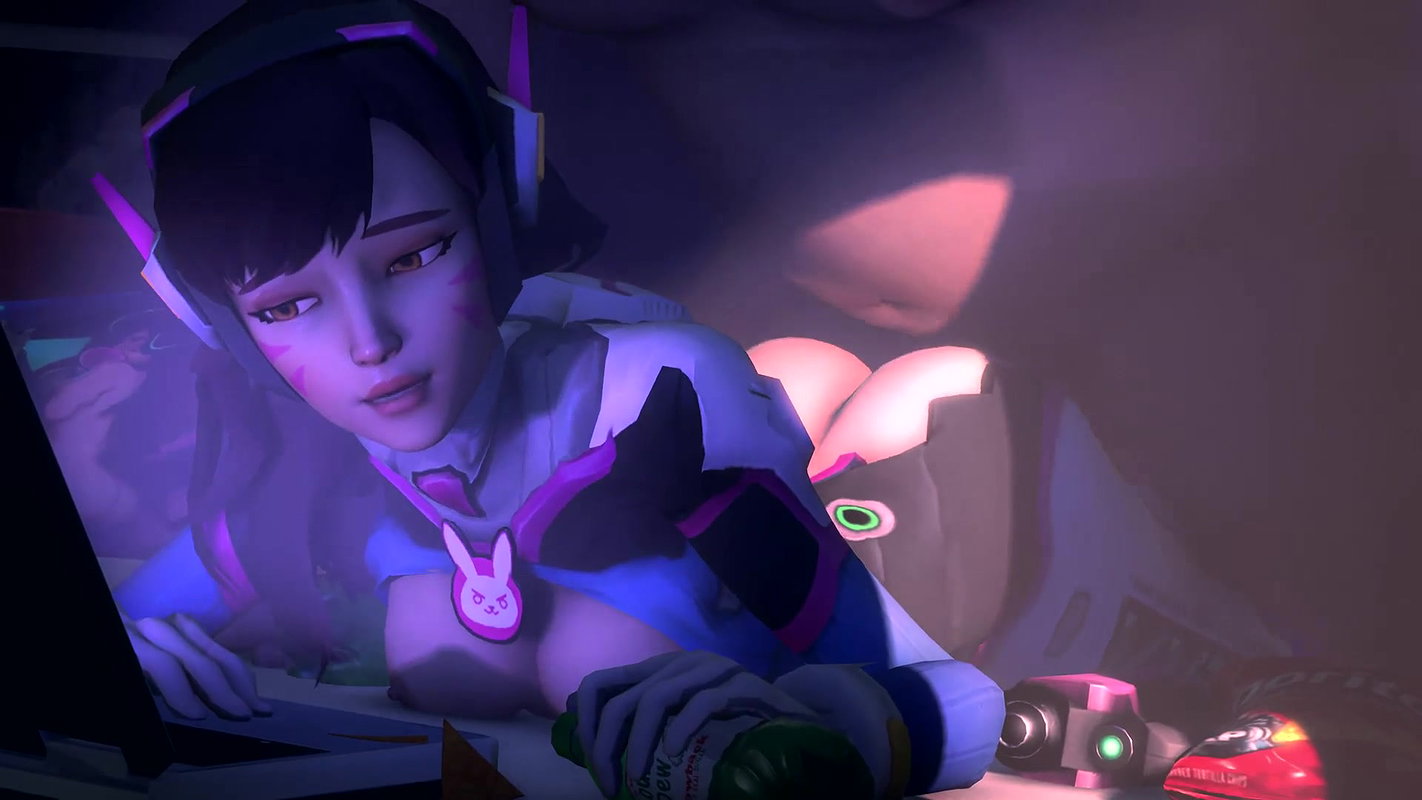 D Va Ambrosine Overwatch Animated Hentai 3 D CGI Video