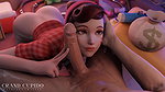 D Va Ggrand Cupido Overwatch Animated Hentai 3 D CGI Video
