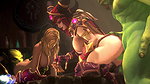 Jaina And Alexstrasza Ambrosine Warcraft Animated Hentai 3 D CGI Video