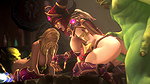 Jaina And Alexstrasza Ambrosine Warcraft Animated Hentai 3 D CGI Video