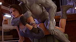Jill Valentine and Mr. X The Count Resident Evil 3 Animated Hentai 3D CGI Video