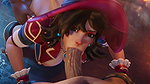 Kiriko Dzooworks Overwatch Animated Hentai 3D CGI Video 3