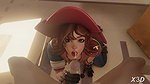 Kiriko X3D Overwatch Animated Hentai 3D CGI Video