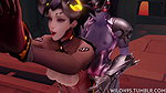 Mercy And Widowmaker Wiloh 95 Overwatch Animated Hentai 3 D CGI Video