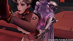 Mercy And Widowmaker Wiloh 95 Overwatch Animated Hentai 3 D CGI Video