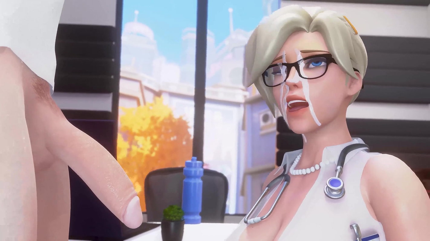 Mercy Bewyx Overwatch Animated Hentai 3D CGI Video T1 C1